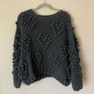 Gray Chunky Sweater